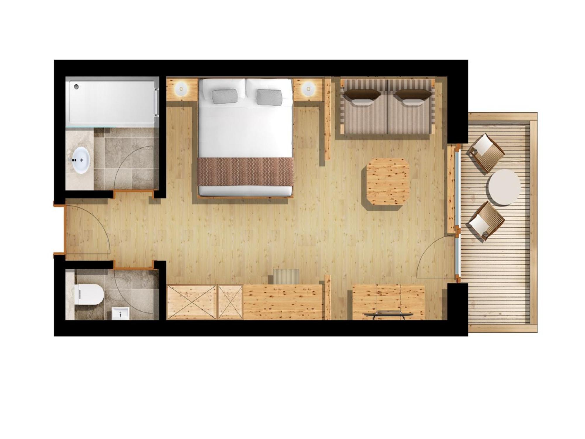 Aktiv Panoramahotel Daniel Заутенс Номер фото